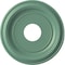 Ekena Millwork Traditional PVC Medallion (Canopies up to 7 1/2"), 13"OD x 3 1/2"ID x 1 1/4"P, Metallic Sea Mist CMP13TRFSM - alternate 1